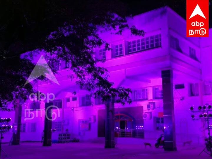 Villupuram District Collectorate decorated with pink colored lights on the occasion of International Day of Persons with Disabilities TNN பிங்க நிற வண்ண விளக்குகளால் அலங்கரிப்பு; கவனத்தை ஈர்த்த விழுப்புரம் ஆட்சியர் அலுவலகம்