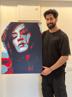 Ankur Bhatia Paints A Special Portrait For His Co-Star Sushmita Sen