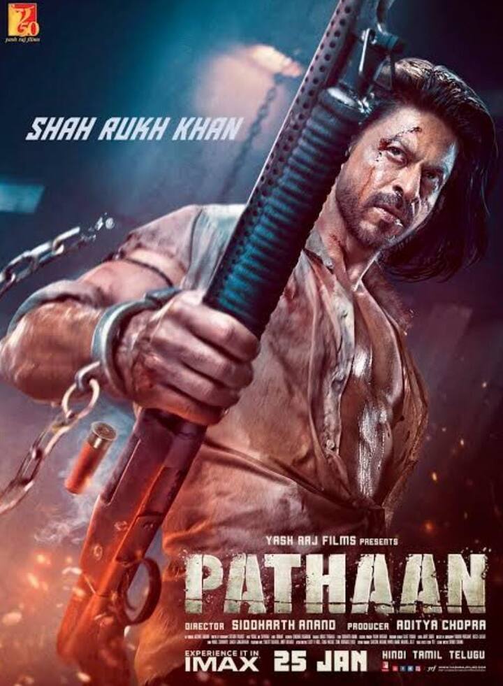 இதே வரிசையில் நடிகர் சாருக்கானின் பதான் திரைப்படம் 1050 கோடி ரூபாயை வசூல் செய்து இரண்டாம் இடத்தில் உள்ளது.