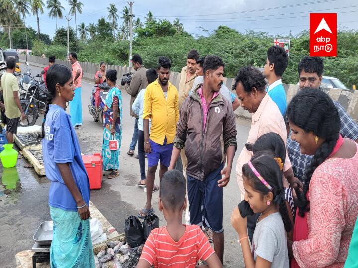 செம்பரம்பாக்கம் ஏரியில் பிடிக்கப்படும் மீன் விற்பனை தற்போது சூடு பிடித்துள்ளது