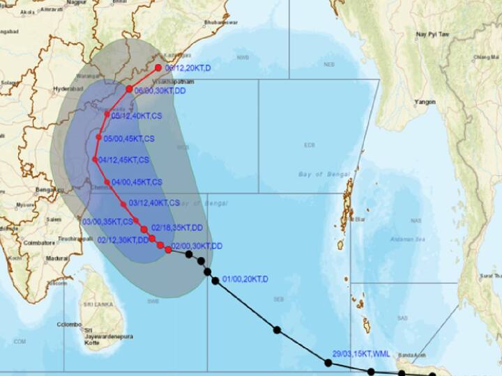 It is reported that the cyclonic storm formed in the Southwest Bay of Bengal will make landfall near Nellore and Masulipatnam on the 5th. Migjam Cyclone: சென்னைக்கு டாட்டா சொல்லும் புயல்.. பயணிக்கப்போகும் பாதை இதுதான்!