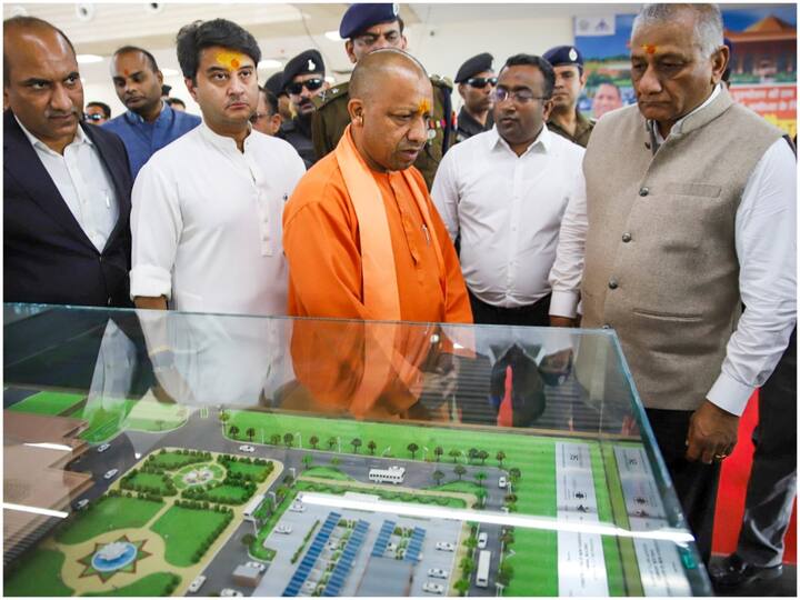 UP Ayodhya Airport Phase1 To Be Ready By December 15 Yogi Adityanath Jyotiraditya Scindia UP's Ayodhya Airport Phase-I Construction To Be Over By Dec 15, Says Yogi Adityanath