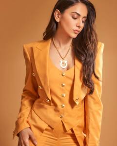 Rakul Preet Singh PHOTO: ઓરેન્જ સ્યૂટમાં રકુલ પ્રિત સિંહની તસવીરોએ લૂંટી મહેફીલ