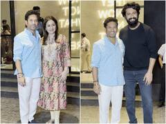 Photos: विक्की कौशल की Sam Bahadur देखने पत्नी संग पहुंचे Sachin Tendulkar, कहा- 'सभी जनरेशन को देखनी चाहिए ये फिल्म...'