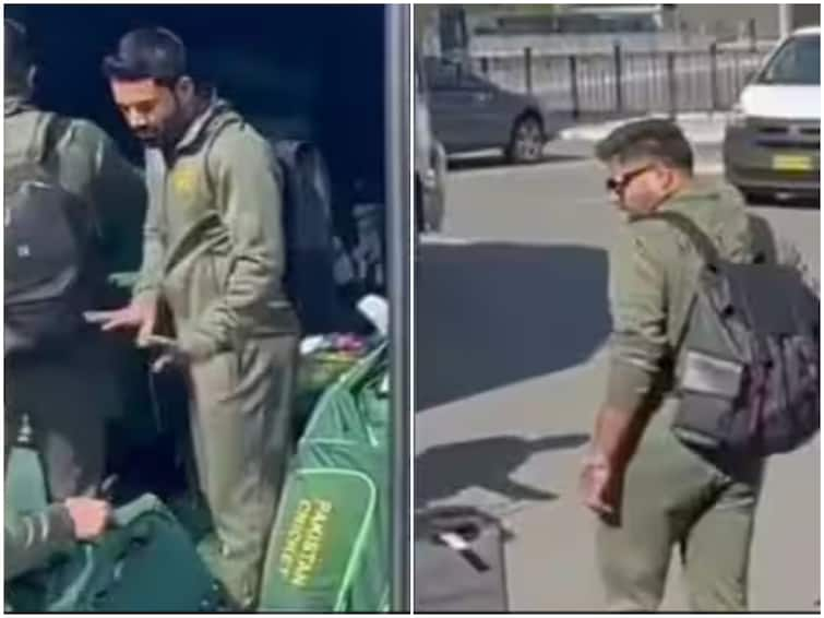 PAK vs AUS Watch Viral Video Pakistan Players Loading Kitbags Truck Upon Arrival In Australia