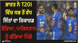 IND VS AUS: ਭਾਰਤ ਨੇ T20I ਵਿੱਚ ਸਭ ਤੋਂ ਵੱਧ ਜਿੱਤਾਂ ਦਾ ਰਿਕਾਰਡ ਤੋੜਿਆ, ਪਾਕਿਸਤਾਨ ਨੂੰ ਛੱਡਿਆ ਪਿੱਛੇ