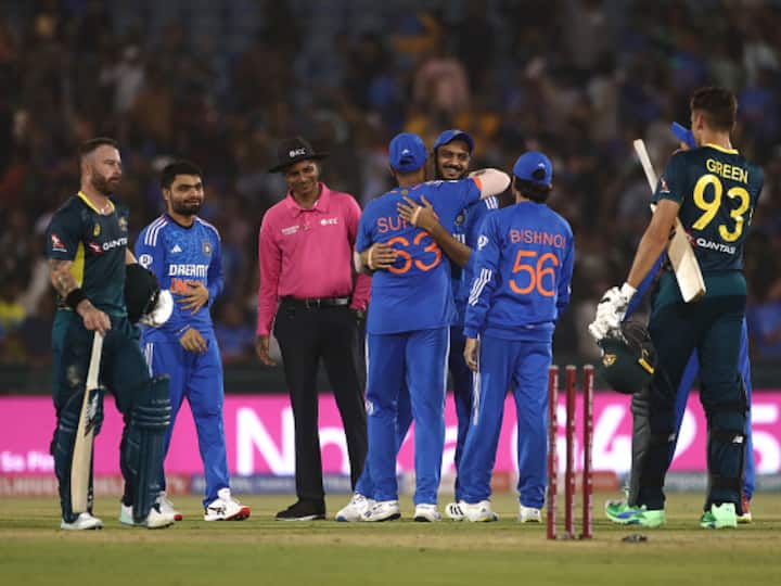 India defeated Australia by 20 runs in IND vs AUS 4th T20I on Friday (December 1) at Shaheed Veer Narayan Singh International Cricket Stadium, Raipur.
