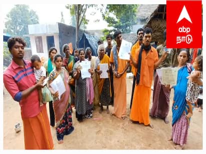 Mayiladuthurai sirkazhi government demolished Narikuravar people houses TNN சீர்காழி அருகே நரிக்குறவர்களின் தொகுப்பு வீடுகளை இடித்த அரசு - வீடு இன்றி தவிக்கும் மக்கள்