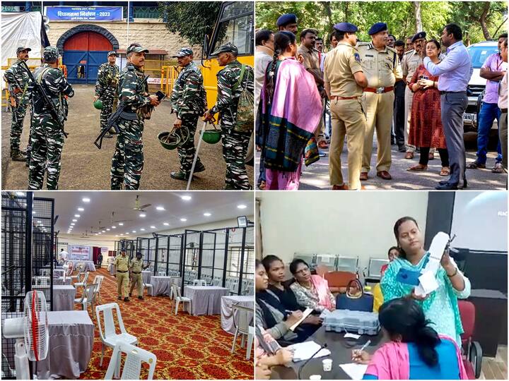 Chhattisgarh, Madhya Pradesh, Rajasthan, and Telangana have undergone elaborate preparations including a three-layer security mechanism for the poll results to be announced on Sunday.