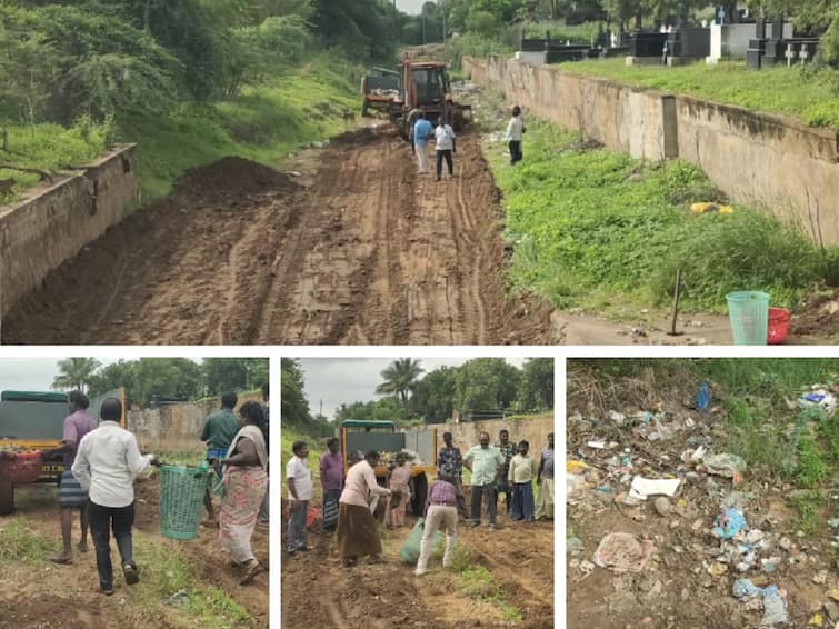 Thoothukudi news villagers raised funds and repaired the Sadayaneri canal waterway TNN Thoothukudi: சடையனேரி கால்வாய் நீர்வழிப் பாதையை நிதி திரட்டி சீரமைத்த கிராம மக்கள்