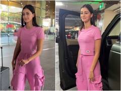 आदित्य रॉय कपूर संग डेटिंग की खबरों के बीच ऐसी टी-शर्ट पहन एयरपोर्ट पहुंचीं अनन्या पांडे, लोगों ने जमकर लिए मजे, कहा- 'माथे पर भी लिखवा लो...'