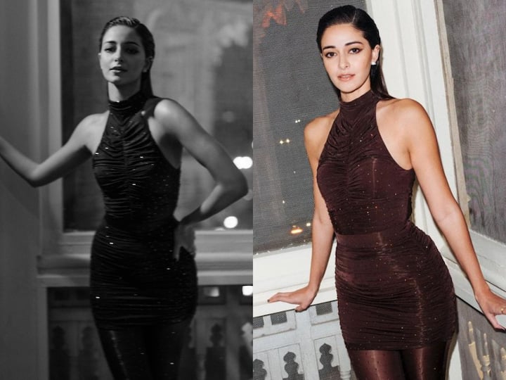 Ananya Panday sported a one-of-a-kind figure hugging dress. Check out he pictures.