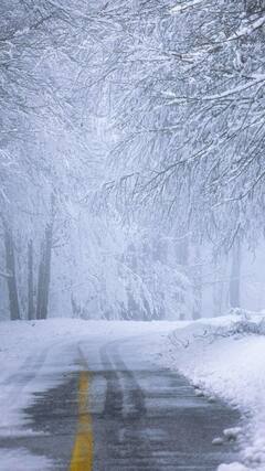 Jammu Kashmir: मुगल रोड पीर पंजाल रेंज में भारी बर्फबारी