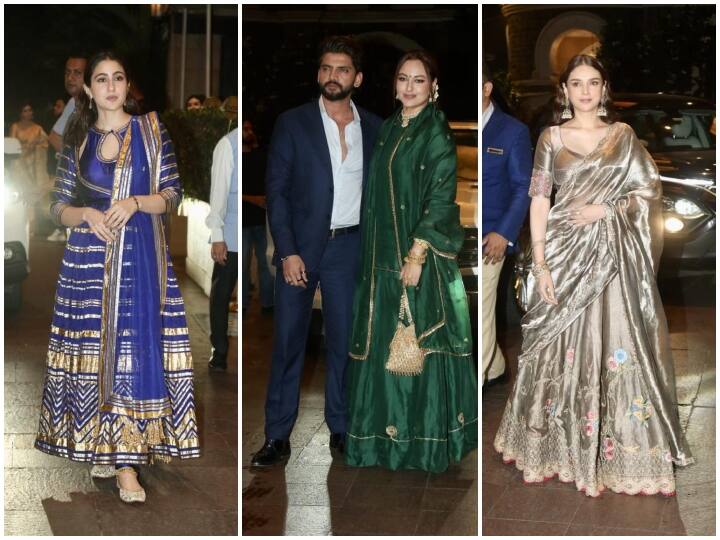 Sharmin Segal Wedding Reception: फिल्ममेकर संजय लीला भंसाली की भांजी शर्मिन सहगल ने मुंबई में अपनी शादी का रिसेप्शन होस्ट किया था. इस इवेंट में सारा अली खान से लेकर अदिति राव हैदरी पहुंचीं.