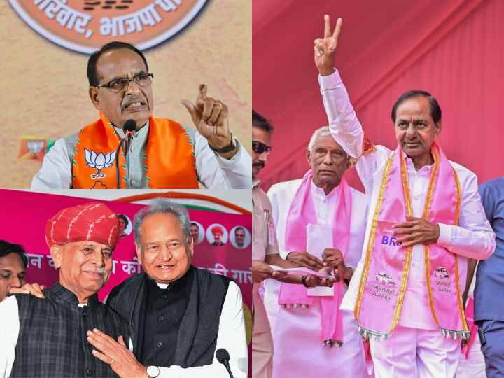 Election Results 2023: मध्य प्रदेश के पूर्व सीएम कमलनाथ छिंदवाड़ा से कांग्रेस के उम्मीदवार हैं तो वहीं राजस्थान में मौजूदा मुख्यमंत्री अशोक गहलोत चुनावी रण में हैं.