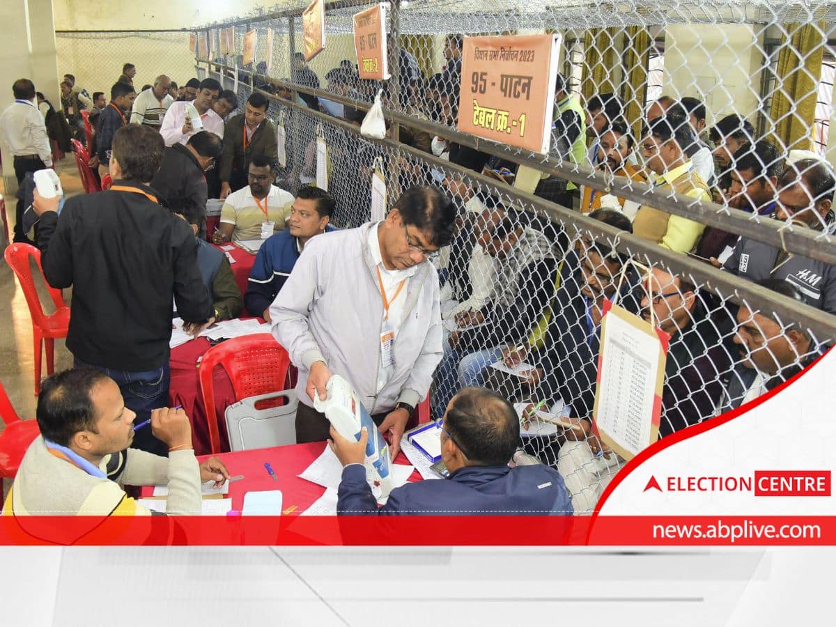 MP Election Results: EC Numbers Show BJP Leading On 97 Seats, Tension For Congress