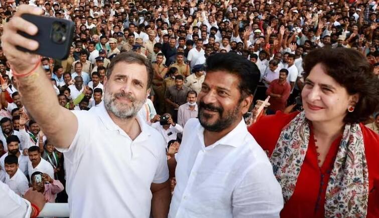 Telangana assembly elections 2023 who is revanth reddy being given credit for congress victory ABPP  Telangana Election Result 2023: જાણો કોણ છે રેવન્ત રેડ્ડી, તેલંગાણામાં કૉંગ્રેસની જીતનો શ્રેય તેમને આપવામાં આવી રહ્યો છે