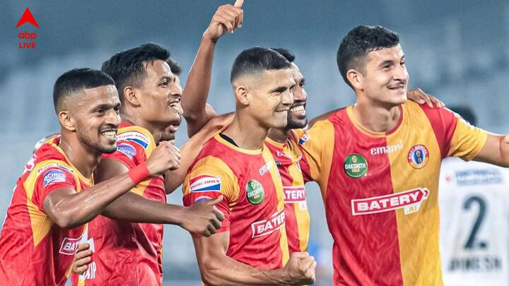 ISL 2023-24: ম্যাচের সংযুক্ত সময়ে একটি পেনাল্টি পেলেও গোল করতে পারেনি নর্থ-ইস্ট ইউনাইটেড। নেস্টরের শট ক্রসবারে লেগে ফিরে আসে।