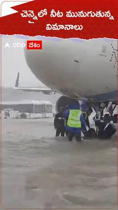 చెన్నైలో నీట మునిగిన విమానాలు.!