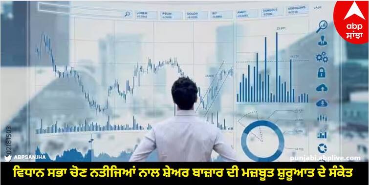 Assembly election results indicate strong opening of stock market know details Market Pre-Opening: ਵਿਧਾਨ ਸਭਾ ਚੋਣ ਨਤੀਜਿਆਂ ਨਾਲ ਸ਼ੇਅਰ ਬਾਜ਼ਾਰ ਦੀ ਮਜ਼ਬੂਤ ਸ਼ੁਰੂਆਤ ਦੇ ਸੰਕੇਤ, ਵੇਖੋ ਪ੍ਰੀ-ਮਾਰਕੀਟ Sentiment