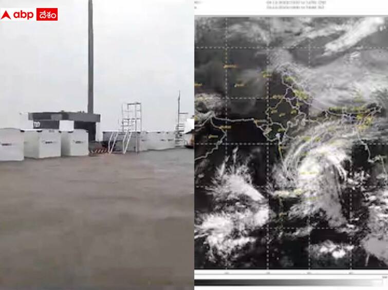 Cyclone Michaung Updates 10th number alert issued at Nizampatnam Cyclone Michaung Updates: మిగ్‌జాం తుపాను ఎఫెక్ట్, నిజాంపట్నం వద్ద 10వ నెంబర్ హెచ్చరిక జారీ