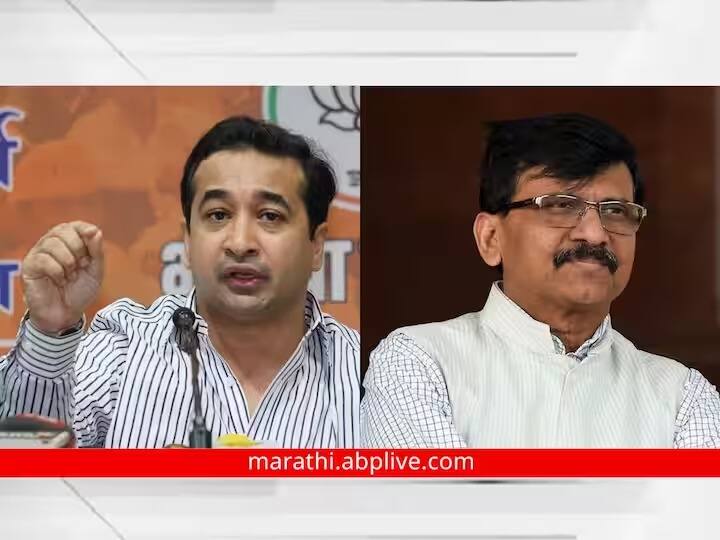 Nitesh Rane On Sanjay Raut about EVM Machines targets Thackeray Group leader Uddhav Thackeray and Aaditya Thackeray maharashtra Nitesh Rane :   ज्यांनी साधी ग्रामपंचायत लढवली नाही ते  पंतप्रधान पदाचे स्वप्न बघत आहेत, हा  2023 मधला शेवटचा जोक; नितेश राणेंची उद्धव ठाकरेंवर टीका