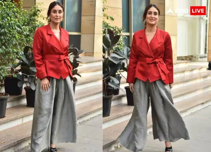 Kareena Kapoor Photos: રેડ બ્લેઝરમાં ઈવેન્ટમાં પહોંચી કરીના કપૂર ખાન, જુઓ તસવીરો