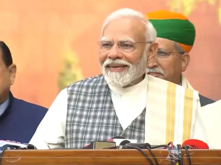 parliament winter session pm narendra modi assembly elections results rajnitik garmi badh rahi hai 'Rajnitik Garmi Badi Tezi Se...': PM Modi Ahead Of Parliament Winter Session After BJP's Poll Sweep