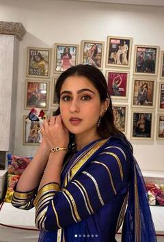 Sara Ali Khan: ਸਾਰਾ ਅਲੀ ਖਾਨ ਦੀ ਸਾਦਗੀ ਦੇ ਦੀਵਾਨੇ ਹੋਏ ਪ੍ਰਸ਼ੰਸਕ, ਬਲੂ ਆਊਟਫਿਟ 'ਚ ਦਿਖਾਇਆ ਆਪਣਾ ਅੰਦਾਜ਼