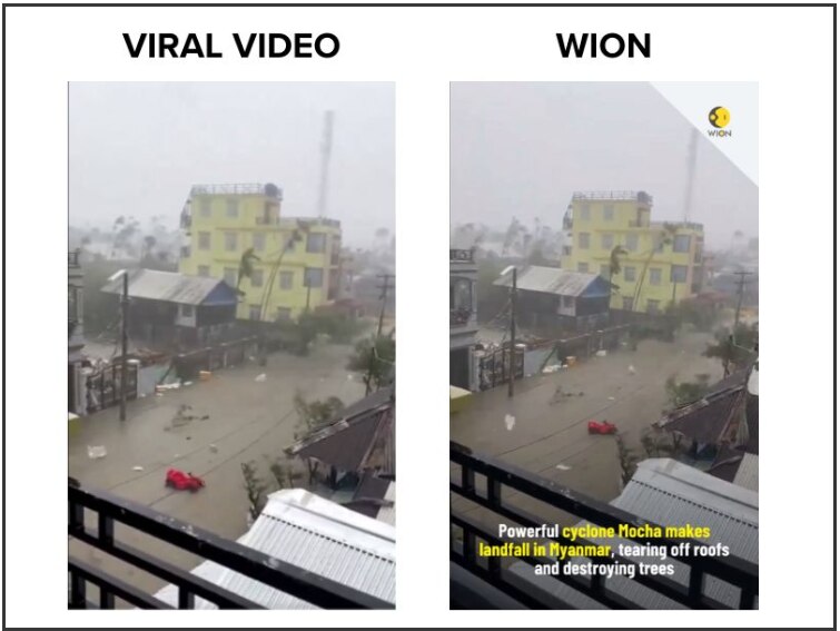 Fact Check: Old Video Of Myanmar Storm Now Shown As Cyclone Michaung Havoc In Chennai