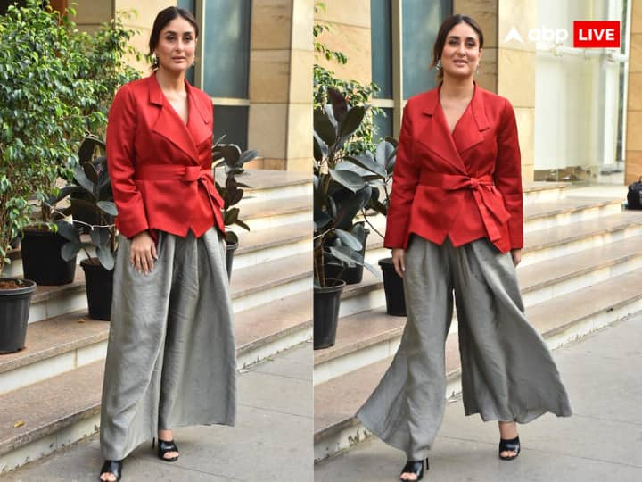 Kareena Kapoor Pics: फैशन क्वीन यानि करीना कपूर हाल ही में मुंबई में एक इवेंट में स्पॉट हुई. जहां एक्ट्रेस रेड हॉट लुक में नजर आई. एक्ट्रेस की ये तस्वीरें अब तेजी से सोशल मीडिया पर वायरल हो रही हैं.