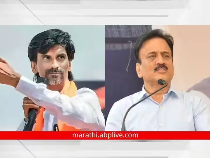 Manoj Jarange Vs Girish Mahajan : आमच्या जीवावर आमदार होतो, घरी पाठवायला वेळ लागणार नाही; जरांगेंनी गिरीश महाजनांना सुनावले Manoj Jarange criticizes Girish Mahajan on Maratha Reservation Jalgaon Manoj Jarange Vs Girish Mahajan : आमच्या जीवावर आमदार होतो, घरी पाठवायला वेळ लागणार नाही; जरांगेंनी गिरीश महाजनांना सुनावले
