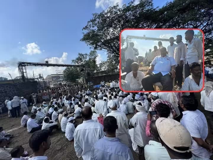 Sangli Case Registered Against 150 People Including Swabhimani Leader Raju Shetti Rajarambapu Factory  Protest स्वाभिमानीचे नेते राजू शेट्टींसह 150 जणांवर गुन्हा दाखल, राजारामबापू कारखान्यावरील आंदोलनादरम्यान लाखो रुपयांचा नुकसान केल्याचा ठपका