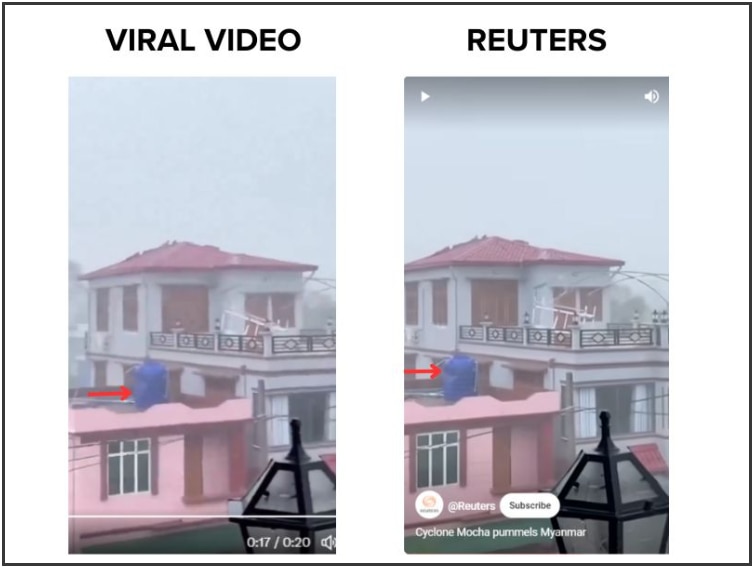 Fact Check: Old Video Of Myanmar Storm Now Shown As Cyclone Michaung Havoc In Chennai