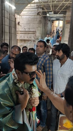 Ram Charan Photos : చాముండేశ్వరి సన్నిధిలో గ్లోబల్ స్టార్ రామ్ చరణ్