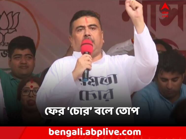 Suvendu Adhikari: 'মোদিকে হঠাতে হলে মমতাকে ৫ বার জন্মাতে হবে', তোপ শুভেন্দুর Suvendu Adhikari Attacks Mamata Banerjee over Corruption issue, calls to defeat TMC Suvendu Adhikari: 'মোদিকে হঠাতে হলে মমতাকে ৫ বার জন্মাতে হবে', তোপ শুভেন্দুর