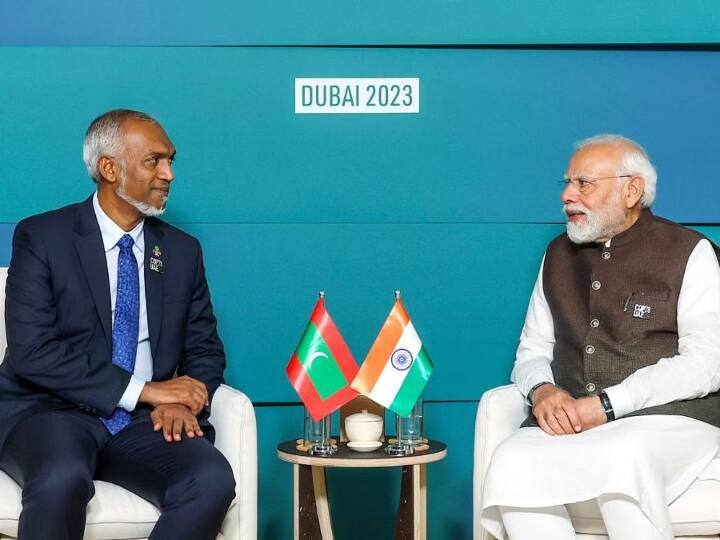 India Maldives Relations: 'सैनिकों की वापसी पर भारत हुआ राजी', मालदीव के राष्ट्रपति मुइज्जु का दावा Maldives President Mohammad Muizzu says India agrees to withdraw troops India Maldives Relations: 'सैनिकों की वापसी पर भारत हुआ राजी', मालदीव के राष्ट्रपति मुइज्जु का दावा