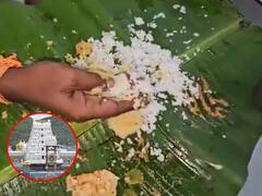 Devotees Angry on Tirumala Annaprasadam : తిరుమల వెంగమాంబ సత్రంలో అన్నదానంపై భక్తుల ఫైర్ | ABP Desam