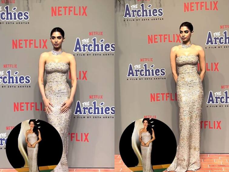 Khushi Kapoor Pays Late Actor Sridevi A Tribute By Wearing Her Mother's Dress At Archies Premiere Khushi Kapoor Pays Late Actor Sridevi A Tribute By Wearing Her Mother's Dress At Archies Premiere