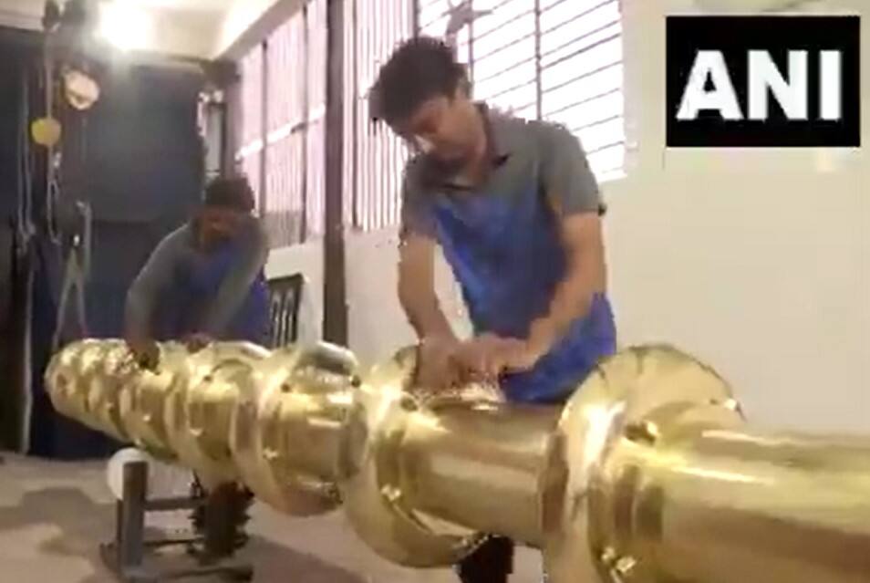 Ayodhya Ram Mandir: Ram temple flag under construction in Ayodhya is being constructed in Ahmedabad, know the feature Ahmedabad: અયોધ્યામાં નિર્માણાધીન રામ મંદિરના ધ્વજ દંડનું અમદાવાદમાં થઈ રહ્યું છે નિર્માણ, જાણો વિશેષતા