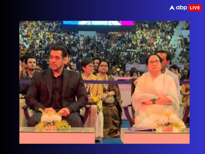 Salman Khan met Chief Minister Mamata Banerjee at the 29th Kolkata International Film Festival actor shared a picture on Instagram KIFF 2023: 29वें कोलकाता इंटरनेशल फिल्म फेस्टिवल में पहुंचकर सलमान खान ने की ममता बनर्जी से मुलाकात, शेयर की तस्वीर