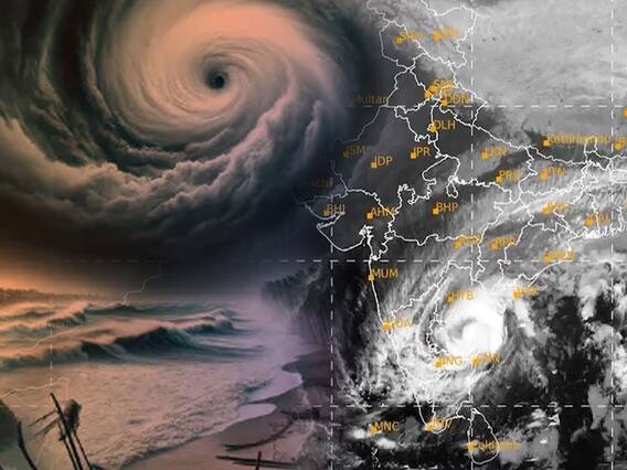 తుపాను ధాటికి తీరం వెంబడి 90-110 కి.మీల వేగంతో ఈదురుగాలులు