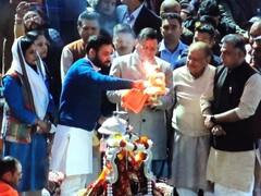 हरिद्वार में सीएम पुष्कर सिंह धामी ने की कई घोषणाएं, गंगा आरती में हुए शामिल