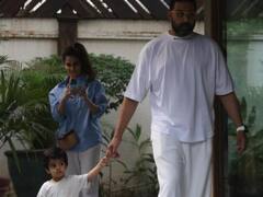 इस पॉपुलर एक्टर का बेटा है अभिषेक बच्चन के साथ 'जलसा' में नजर आने वाला बच्चा, जानिए अमिताभ की भतीजी ने किससे रचाई है शादी?