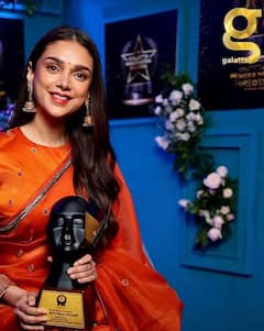 Aditi Rao Hydari Photos: ఆరెంజ్ కలర్ శారీలో అందమైన అదితి