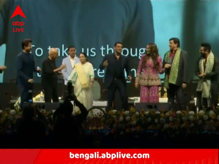 CM Mamata Banerjee In Jubilation Mood Along With The Guests On The Inauguration Of Kolkata International Film Festival KIFF 2023: নেচে উঠলেন সলমন-অনিলরা,পা মেলালেন মুখ্যমন্ত্রী! নেতাজি ইন্ডোরে জমাটি উদ্বোধন KIFF-র