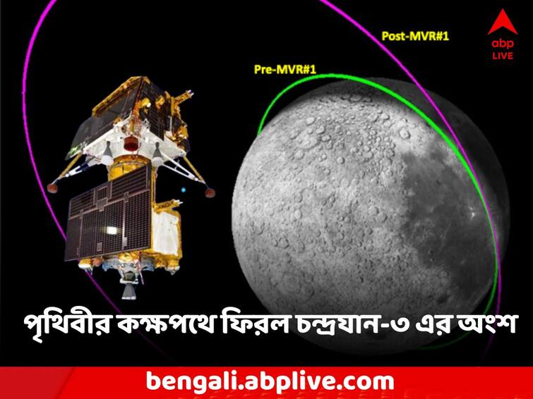 ISRO brings back Chandrayaan-3 Propulsion Module to Earth's orbit Chandrayaan-3: ইসরোর মুকুটে ফের নয়া পালক, চাঁদের কক্ষপথ থেকে পৃথিবীতে ফিরল চন্দ্রযানের একটি অংশ