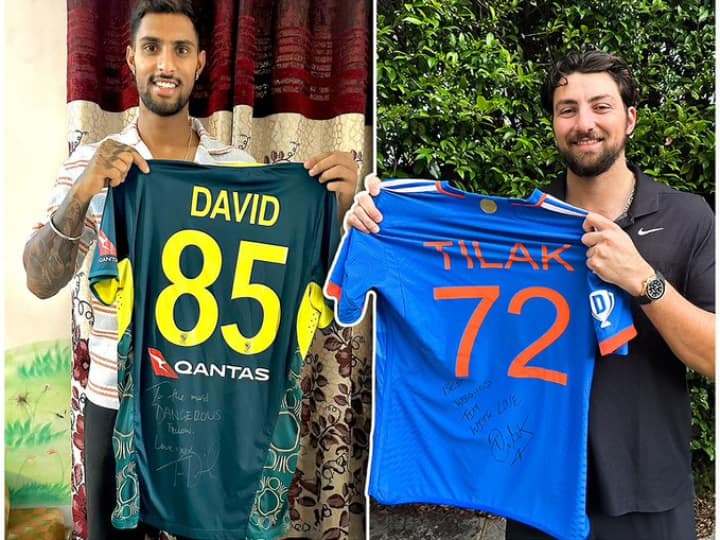 IND vs AUS: टिम डेविड और इस भारतीय युवा खिलाड़ी ने एक-दूसरे को दी जर्सी, मुंबई इंडियंस ने…