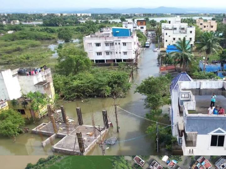 பெரும்பாக்கம், தாம்பரம் உள்ளிட்ட பகுதிகளில் சூழ்ந்துள்ள மழை வெள்ள நீரை அகற்றும் பணியில் மாநகராட்சி அதிகாரிகள் ஈடுப்பட்டு வருகின்றனர்.