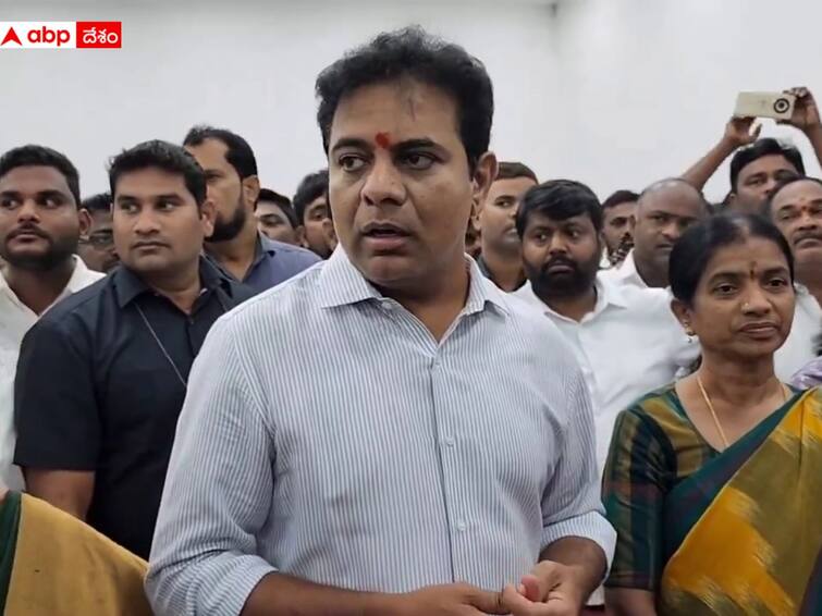 BRS MLA KTR visits Sircilla Interacts With Sircilla People BRS MLA KTR: నిరాశ చెందవద్దు, బీఆర్ఎస్ కు త్వరలోనే మంచిరోజులు: కేటీఆర్